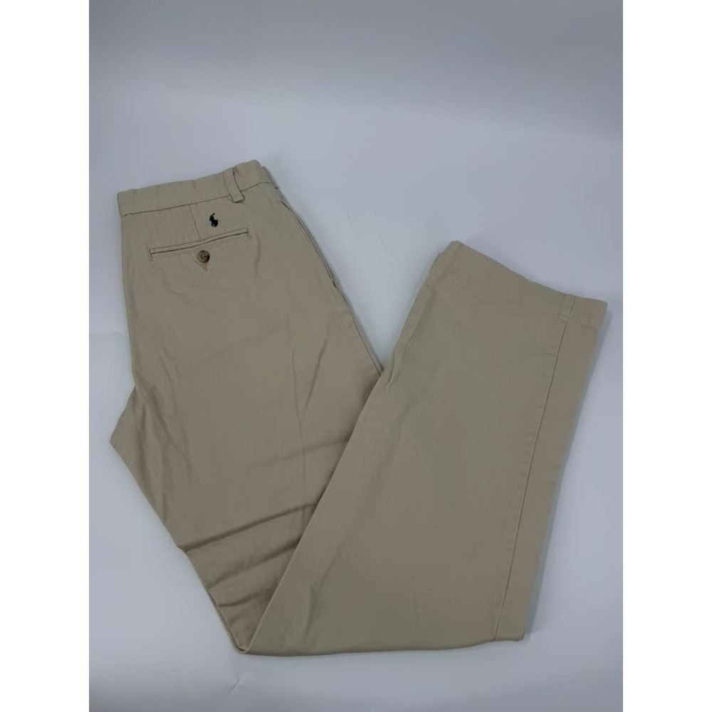 Polo Ralph Lauren Chino Pants Modern Boys Size 18 Khaki Straight Leg Trousers